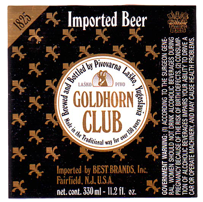 CLUB za izvoz, okoli leta 1992, s stopnjo alkohola okoli 4,2 %.