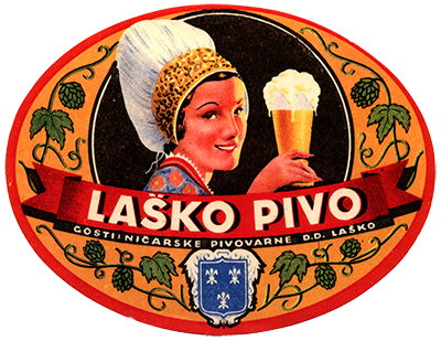 LAŠKO PIVO, med leti 1938 in 1942, svetlo pivo s stopnjo alkohola 4 %.