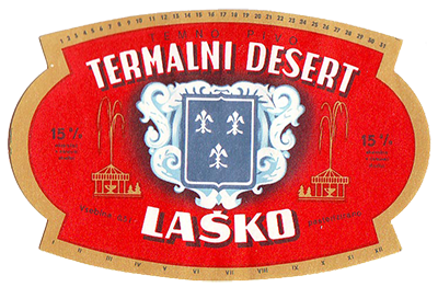 TERMALNI DESERT, po letu 1967, temno pivo s stopnjo alkohola okoli 6 %.